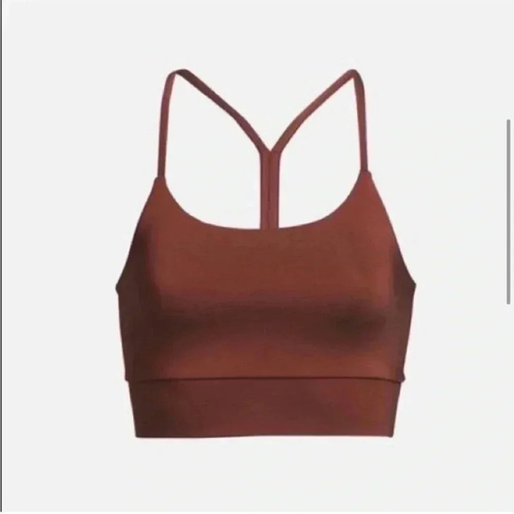 NWOT Twenty Montreal Colorsphere Dual Color Sports Bra Brown S - Picture 1 of 7